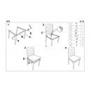 Стул HALMAR K70 черный/черный